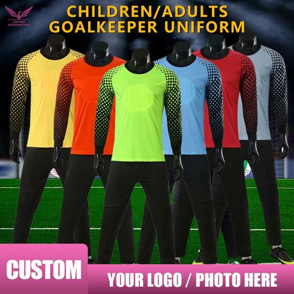 Otros artículos deportivos Camisetas de fútbol personalizadas Camisetas de portero Imprimir Equipo de fútbol para niños Jersey Uniforme Ropa de fútbol Traje de entrenamiento de portero 231011