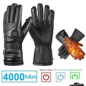 Autres articles de sport Gants chauffants électriques Heat Winter Sport USB rechargeable alimenté par batterie pour hommes ski moto équitation 231114 Otign