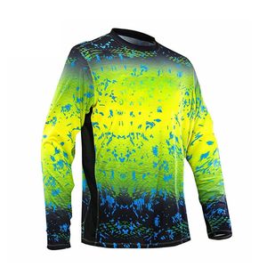 Autres articles de sport Chemises de pêche à manches longues Protection UV Vêtements Mens Outdoor Jersey Upf 50 Vêtements Performance Respirant Pêche Tops Wear 231123