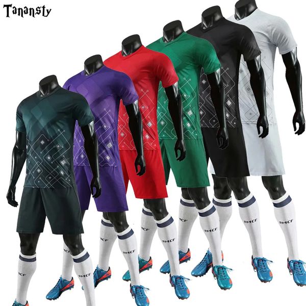 Otros artículos deportivos Fútbol Jerseys de fútbol Hombres Camisas personalizadas con pantalones para niños Trajes de ropa deportiva Conjuntos de fútbol sala para adultos Uniformes Jóvenes en blanco 231102