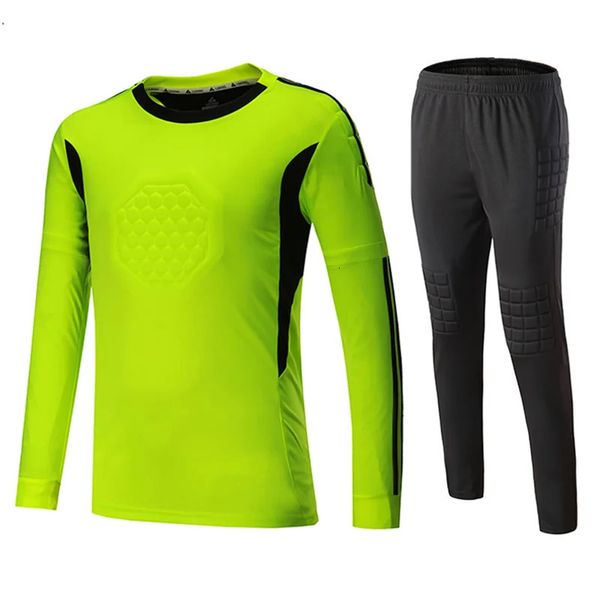 Autres articles de sport Football uniforme gardien de but maillots loisirs sports formation vêtements personnalisé gros pantalons de survêtement ensemble 231107