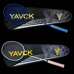 Otros productos deportivos Full Carbon Badminton Raket S Training S Offensive y defensivo Tipo 8U FIENSE LIGE FIBER MANGE SOLO 40 230816