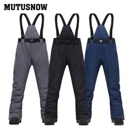 Otros artículos deportivos Pantalones de esquí de gran tamaño de alta calidad para hombres -30 Temperatura A prueba de viento Pantalones de nieve cálidos impermeables Pantalones de snowboard de esquí de invierno 231218