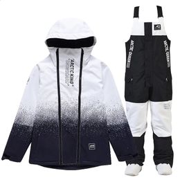 Andere sportartikelen Hoge kwaliteit Heren Dames Snowboardpak Jas en koersbroek Winter Warm Waterdicht Ski-outfit Bergsneeuwpak 2023 231030