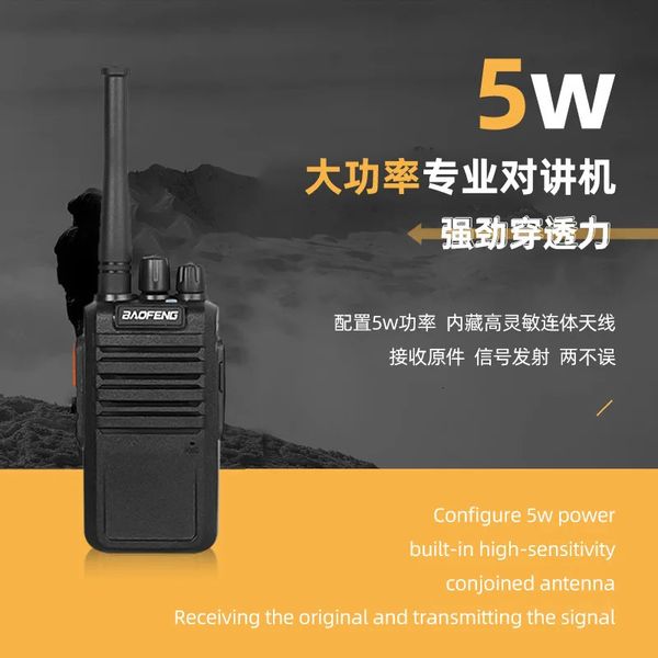 Autres articles de sport Talkie-walkie haute puissance, ingénierie extérieure, station portable commerciale sans fil, petite 231110
