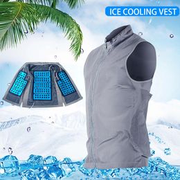 Altri articoli sportivi Gilet per il raffreddamento del ghiaccio Liquido circolante per l'acqua Sollievo dal calore personale Estate Outdoor Prevenzione dei colpi di sole Borsa per la pesca 230701