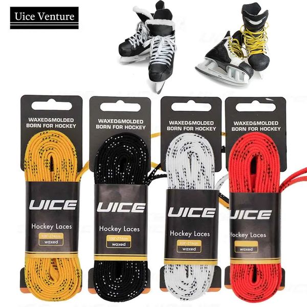 Autres articles de sport Lacets de hockey sur glace 8496108120in Lacets de patins de hockey sur glace Double couche tressée Embouts renforcés Pointe cirée Design Lacet de chaussure 231019