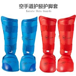 Autres articles de sport Karaté Genouillère Taekwondo Shin Guard Gants de boxe Shank Foot Protector Hommes Chaussettes de sport Adulte Enfants Équipement d'arts martiaux 230912