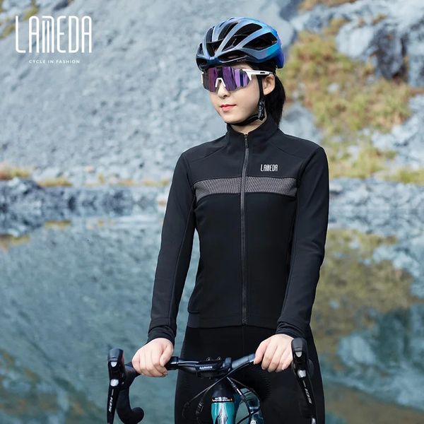 Otros artículos deportivos Lameda Bike Coat Mujeres Ropa de ciclismo de invierno Mangas largas Jersey de lana cálido 231023