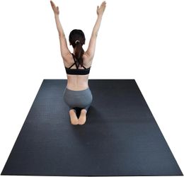 Otros artículos deportivos Estera de ejercicio grande 8 x 5 pies 96" 60" 1 4" 6 mm de espesor Alta densidad para cardio y yoga en casa Toalla de estera Wo 231005