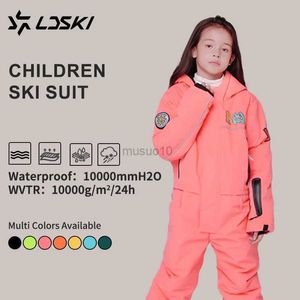Other Sporting Goods LDSKI Kid Ski Suit Jumpsuit Waterproof Windproof Breathable Warm Children Winter Outdoor Sport Snowboard Boy Girl One-Piece Suit HKD231106