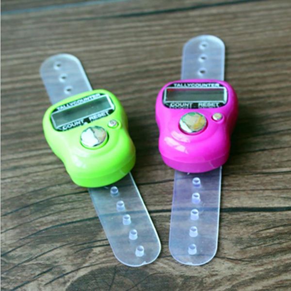 Otros artículos deportivos LED Gadget Mini Hand Hold Band Tally Counter LCD Pantalla digital Anillo de dedo Electronic315A