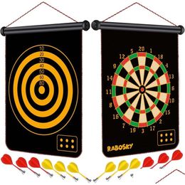 Autres articles de sport Jeu de fléchettes magnétique pour enfants - Jouet de jeu intérieur et extérieur sûr et amusant pour garçons âgés de 6 à 14 ans et plus 2 en 1 double face Dhuwh