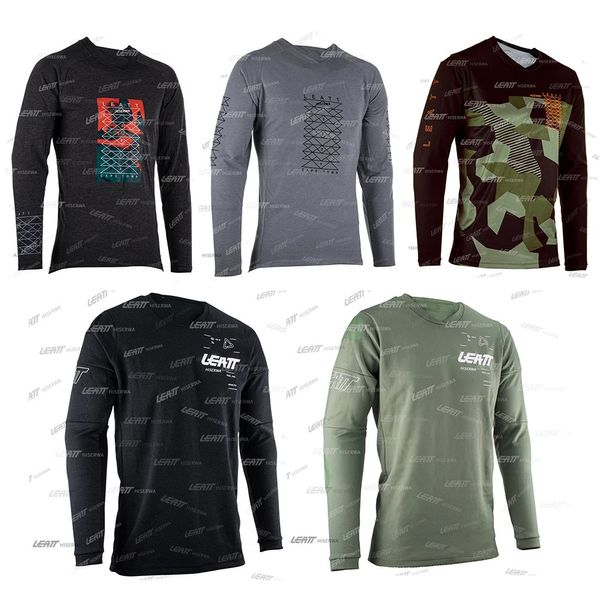 Autres articles de sport Maillot de descente pour hommes VTT HISERWA LEATT Moto VTT T-shirt Vêtements de motocross 231024