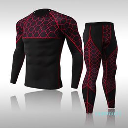 Otros artículos deportivos Conjuntos de ropa interior térmica de esquí para hombres Deportes Chándal de compresión funcional de secado rápido Camisas ajustadas de fitness Trajes deportivos