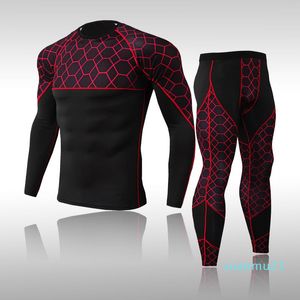 Autres articles de sport Ensembles de sous-vêtements thermiques de ski pour hommes Sports Survêtement de compression fonctionnel à séchage rapide Fitness Chemises serrées Combinaisons de sport