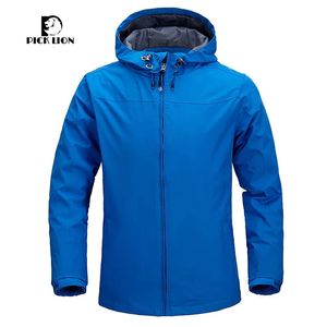 Otros artículos deportivos Chaqueta impermeable para hombres Soft Shell Deportes Al aire libre Cortavientos Transpirable A prueba de viento Casual Abrigo con capucha Primavera Hombre Senderismo Chaquetas 230927