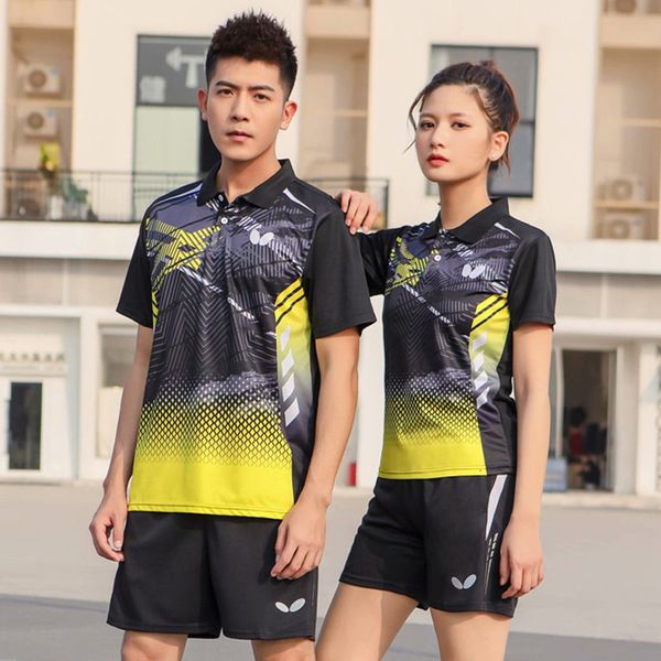 Autres articles de sport Hommes Femmes Tennis T-shirt Séchage rapide T-shirts Badminton Table Vêtements Homme Athletic Tops Tee Sports Suits 230704