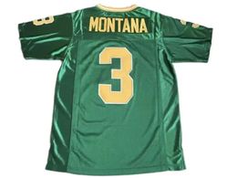 Autres articles de sport Mens 3 Joe Montana College Football Jersey Notre Dame Fighting Irish Jerseys 231204