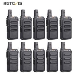 Autres articles de sport Mini talkie-walkie PMR RETEVIS RT619 10 pcs Radio bidirectionnelle portable Talkie-walkie Équipement de communication el Restaurant PTT 231110