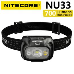 Autres articles de sport NU33 700 lumens triple source de lumière support de phare chargement USB 231211