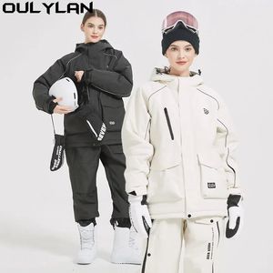 Andere sportartikelen Oulylan Waterdichte skipakset Snowboardkleding Outdoorkostuums Winterjassen Broeken Sneeuwkleding voor heren en dames 231211