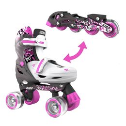 Andere sportartikelen OUMEY Kids Maat 3 6 Roze Zwart Unisex Eén paar Skate Inline en Quad 231005