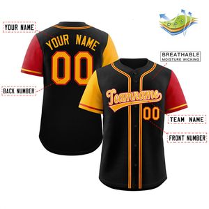 Autres articles de sport Maillot de baseball personnalisé personnalisé Streetwear Chemise de baseball personnalisée pour votre nom Numéro Homme Femme Enfant N'importe quel style Couleur 230621