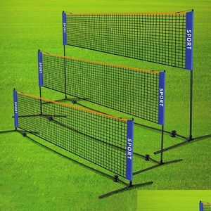 Autres articles de sport portables pliants standard badminton net net intérieur extérieur sportif volleyball tennis de tennis carré filets dhf46 dhf46