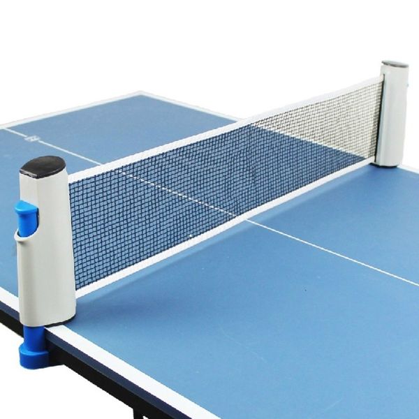 Autres articles de sport Portable Filet de ping-pong Cadre de support de filet de ping-pong rétractable librement Filet de ping-pong réglable Filet de ping-pong Enfants Jouet Cadeau 230410
