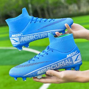 Autres articles de sport Professional FG TF High-top Sock Chaussures de football pour hommes Baskets de football pour hommes respirantes de haute qualité Chaussures de football pour hommes antidérapantes 230620