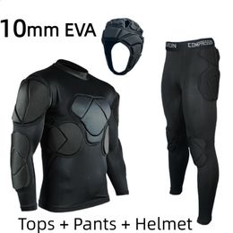 Andere sportartikelen Professionele keepersuniformen Jerseyset Voetbaltrainingsbeschermingsset 10 mm dik EVA-spons Beschermend pak voor voetbalkeepers 231118