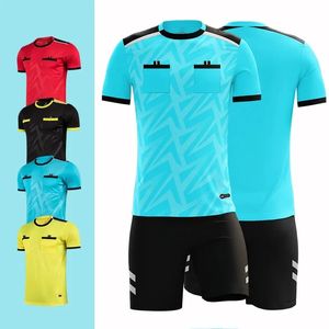 Autres articles de sport Uniformes d'arbitre professionnels pour hommes Maillots de football de football Shorts Chemises Costume Survêtements de poche Thaïlande Vêtements Juge Sportswear 231128