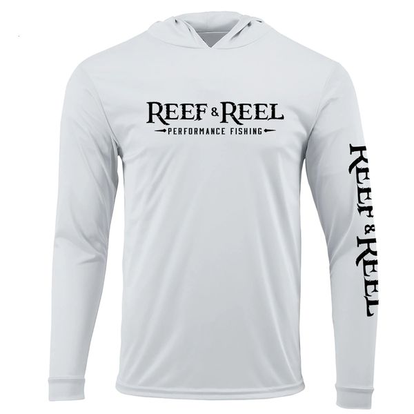 Otros artículos deportivos Reef Reel Ropa de pesca Verano al aire libre Camiseta de manga larga con capucha Protección solar Ropa de pesca transpirable Homme Peche 230619