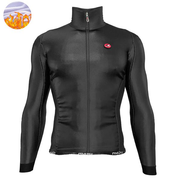 Autres articles de sport Rosti Hiver polaire thermique Jersey vêtements de cyclisme hommes à manches longues en plein air vélo VTT vêtements chaud polaire vêtements chauds 231024