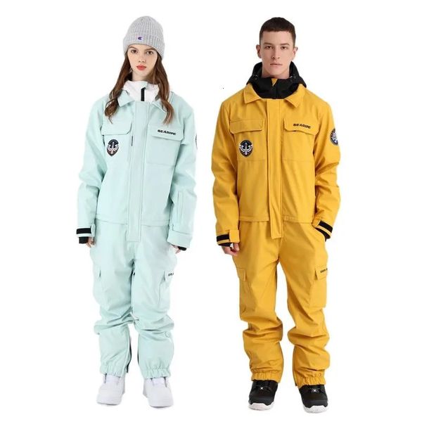 Autres articles de sport Roupa Esqui Combinaisons Singleboard Doubleboard Combinaisons d'extérieur pour hommes et femmes Vêtements chauds imperméables Ski 231211