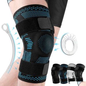 Autres articles de sport Genouillère de sécurité Support de compression Manchon de compression avec stabilisateurs latéraux et gel rotulien pour la douleur Ménisque Déchirure ACL Mcl Otsid