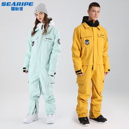 Autres articles de sport SEARIPE combinaison de ski hommes et femmes imperméable coupe-vent respirant simple planche double pantalon vestes Pantalon 230726