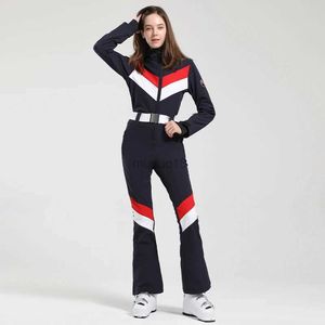 Andere sportartikelen Skipak Dames een stuk Snowboardkleding Skims waterdicht Dames winterjassen 2023 Sneeuwjas pak Koude jumpsuit Overalls Broeken HKD231106