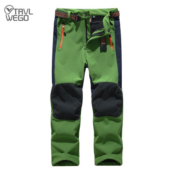 Otros artículos deportivos Pantalones de esquí TRVLWEGO Esquí Senderismo Camping Niño Niña Niño Impermeable Transpirable Soft Shell Grueso Invierno Cálido Trekking Pantalones 230726