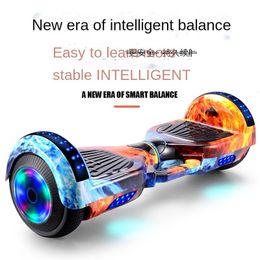 Andere sportartikelen Smart Electric Selfbalancing Scooter For Children 412 Years Old Adult Mode Twowheeled Selfbalance 230706