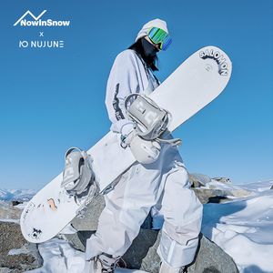 Otros artículos deportivos Snowboard Pantalones de esquí A prueba de viento Contraste impermeable Monos Tirantes traseros Allinone Hombres Mujeres Esquí al aire libre 230726