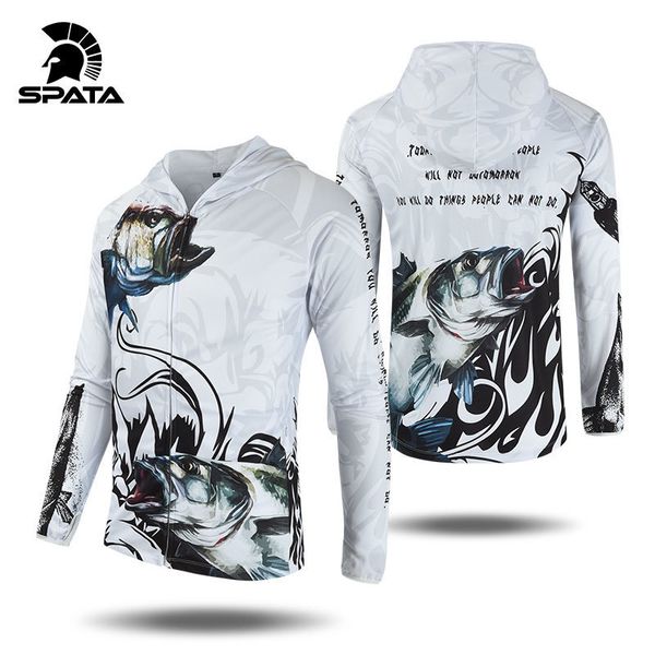 Otros artículos deportivos SPATA Ropa de pesca Anti UV Protección solar Sudaderas de pesca de verano Camisetas de manga larga Transpirable Camisas de pesca de secado rápido 230802