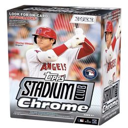 Autres articles de sport Stadium Club Chrome Baseball Trading Cards Blaster Box 230704