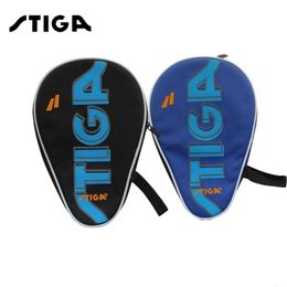 Andere sportartikelen Stiga Zwart of blauwe tafel Tennis Case Hoge kwaliteit Ping Pong Racket Bag Cover met rits 230410