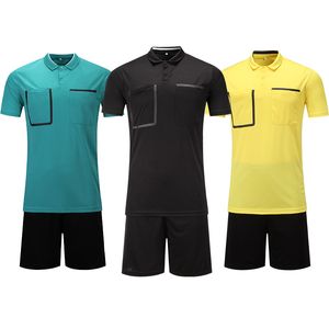 Autres articles de sport de style uniforme d'arbitre de football chemises d'arbitre de football professionnel maillot d'arbitre de football noir jaune vert 230712