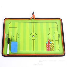 Andere sportartikelen Tactisch bord Magnetic Zipper Football Tactical Board Tactical Board Foldable Strategy Board met Pen klembord 230823