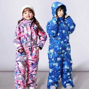 Autres articles de sport Hiver 30 Combinaison de ski pour enfants 2023 Veste de ski et de snowboard Pantalon Combinaison de neige pour garçon et fille Chaud imperméable 231114