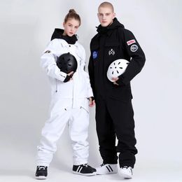 Autres articles de sport Sport d'hiver Femmes Ski de montagne Costume imperméable Hommes Snowsuit Outdoor Femme Snowboard Combinaison Vêtements isolés 231017