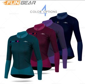 Overige sportartikelen Dames Winterjas Triathlon Lange mouwen Fietsen Sweatshirt Maillot ciclismo MTB-kleding Shirt Keep Warm 231024